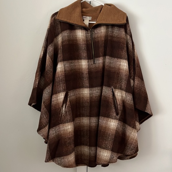 NWOT Free People Woodstock Brushed Poncho - Picture 3 of 7